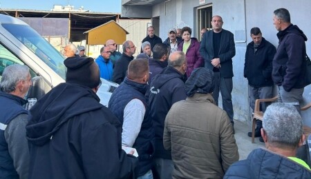 CTP, Gönyeli–Alayköy Belediyesi Atölyesi çalışanlarını ziyaret etti: Sorunlar ele alındı