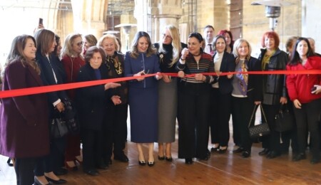 “Cumhuriyetin Hatıra Defteri Kadınlar Sergisi”, Lefkoşa Bedesten’de açıldı
