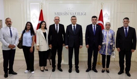 Şehit Aileleri ve Malül Gaziler Derneği, 19 Mayıs dolayısıyla Mersin’de temaslarda bulundu