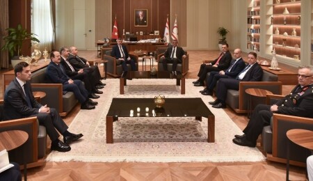 Erhürman, Türkiye İçişleri Bakanı Çiftçi’yi kabul etti: Çiftçi'nin temasları devam edecek