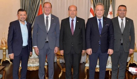Tatar, Türkiye Taekwondo Federasyonu Başkanı Şahin'i kabul etti