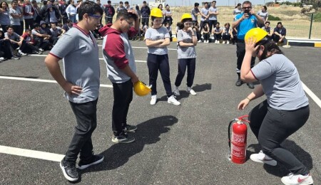 Rauf Raif Denktaş Meslek Lisesi’nde “Afete Hazır Okul Eğitimi” yapıldı