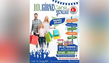 10. Girne Çarşı Şenliği bugün başlıyor