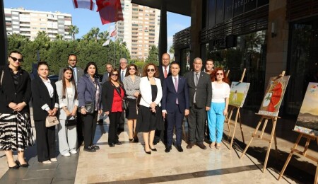 KKTC'nin kuruluş yıl dönümü kutlamaları kapsamında Mersin’de “Ada Kıbrıs” sergisi düzenlendi