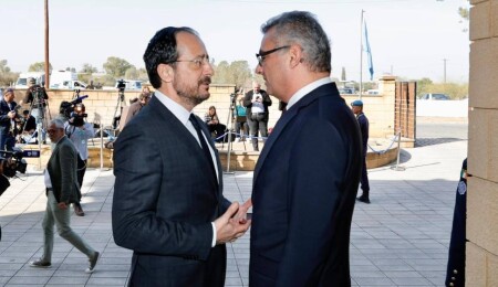 Erhürman and Christodoulides Hold First Meeting in Buffer Zone