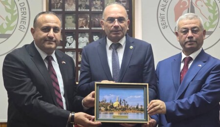 Hakan Moral ve Din Hizmetleri Müşaviri Coşkun, Şehit Aileleri ve Malul Gaziler Derneğini ziyaret etti