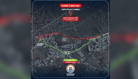 Gazimağusa Derinya Bölgesinde asfalt çalışması başlatılıyor