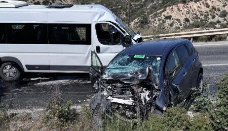 Ömer Suay, Girne-Değirmenlik yolundaki kazada yaralanan özel gereksinimli öğrencilerin durumlarının iyi olduğunu açıkladı