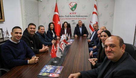 CTP'den Futbol Federasyonu’na ziyaret: Ülkedeki spor yönetimi çökmüş durumda
