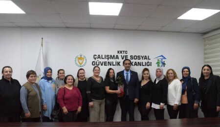 Meslek Eğitimi Projesi kursiyerlerinden Sadık Gardiyanoğlu’na teşekkür ziyareti