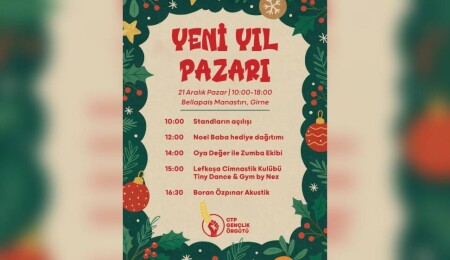 CTP Gençlik Örgütü Girne İlçesi’nden Bellapais’te Yeni Yıl Pazarı