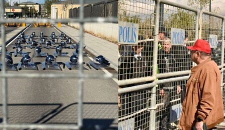 Fiber Optik Protokolü gerginliği devam ediyor: Polis barikatı, grev yasağı kararı!