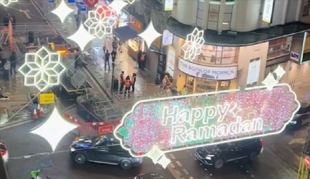Londra'nın ünlü Coventry Caddesi, 4'üncü kez ramazan için süslendi