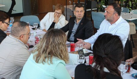 TDP Genel Başkanı Zeki Çeler, Türkiye’den gazetecilerle bir araya geldi