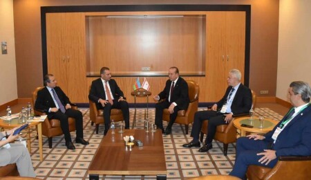 Ataoğlu ile Nağıyev bir araya geldi: KKTC'nin tanıtımı için Azerbaycan’da festival düzenlenecek