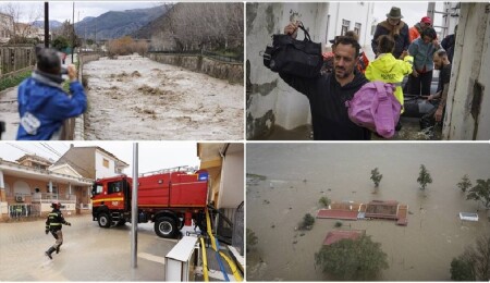 İspanya ve Portekiz şiddetli yağışlara karşı mücadele ediyor