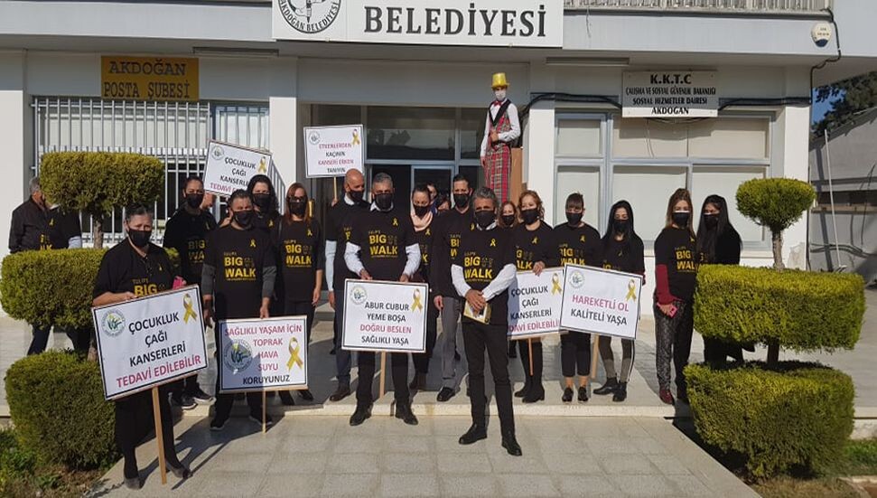 Akdoğan’da farkındalık yürüyüşü yapıldı