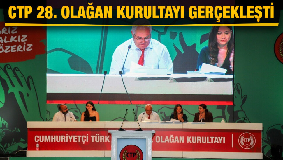 CTP Kurultayı yapıldı, Erhürman yeniden başkan… 75 kişilik PM belirlendi