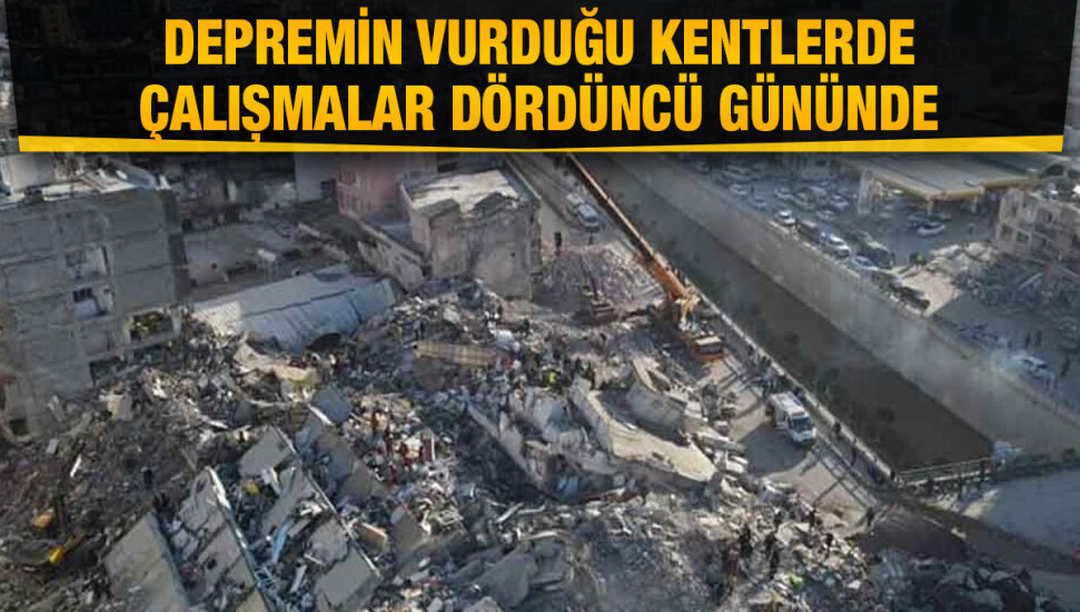 Deprem felaketinde 4'üncü gün: Can kaybı 17 bin 406'ya yükseldi!