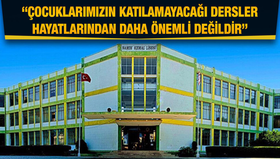 Namık Kemal Lisesi velileri çocuklarını okula göndermeme kararı aldı
