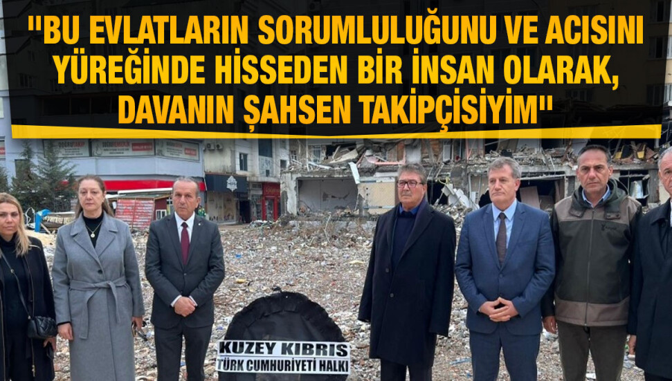 Başbakan Üstel, İsias Otel enkazına siyah çelenk bıraktı