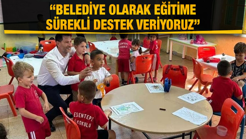 Çatalköy - Esentepe Belediyesi, öğrencilere okul çantası hediye etti