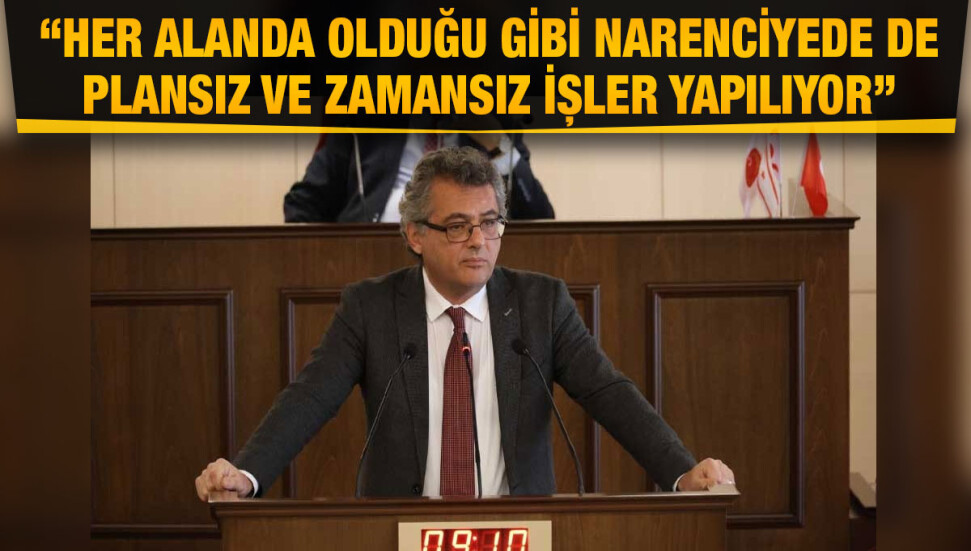 Tufan Erhürman: Narenciyedeki hastalıkla mücadele Güney’le eş zamanlı yapılmalı