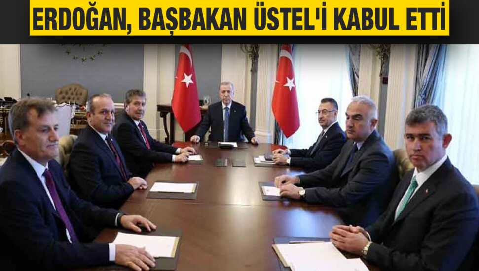Recep Tayyip Erdoğan, Başbakan Ünal Üstel'i kabul etti