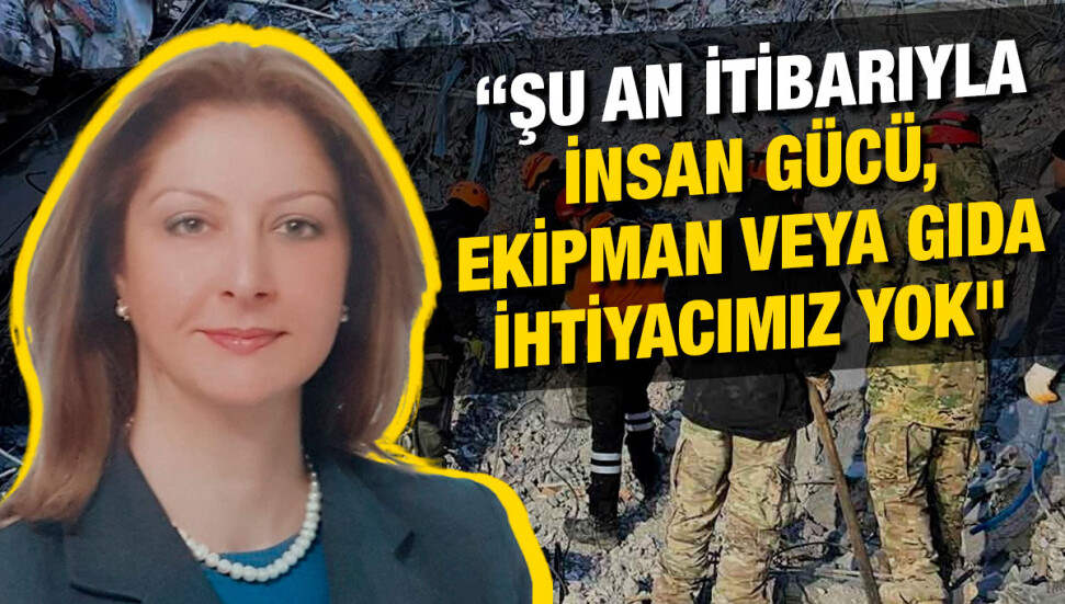 Fatma Demirel: Tünel açma konusunda uzman 30 kişilik ekip enkaz alanına ulaşıyor