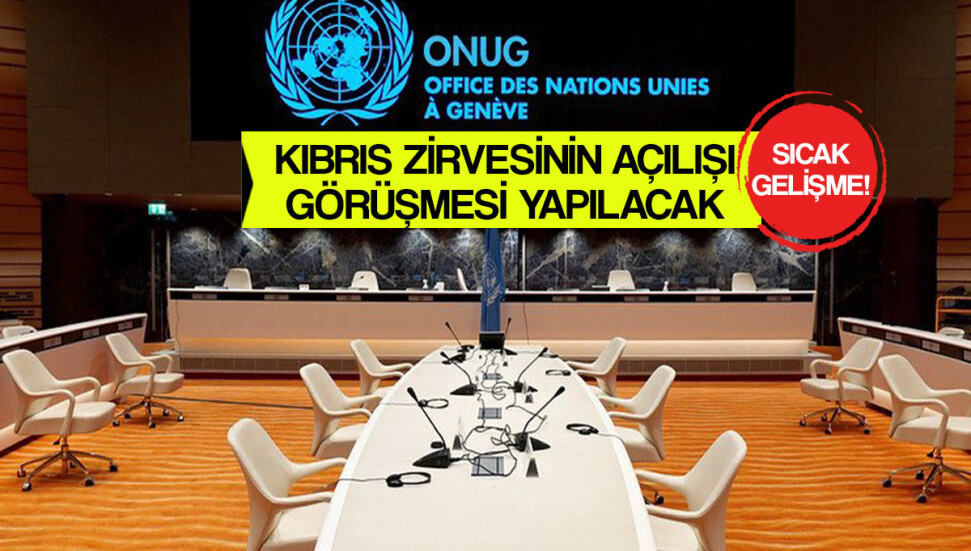 Tatar, Guterres görüşmesi başlıyor...