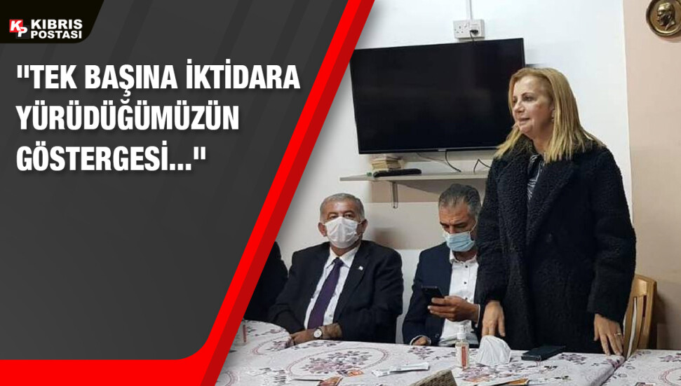 Resmiye Canaltay, Dikmen’de UBP’lilerle bir araya geldi