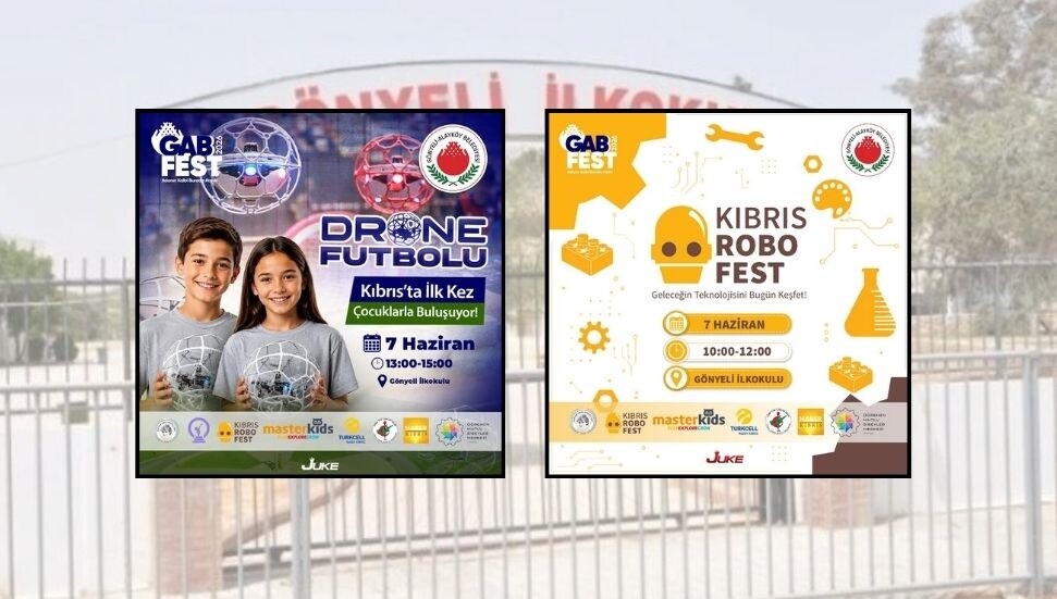 Kıbrıs RoboFest ve Drone Cup 7 Haziran’da Gönyeli’de yapılacak