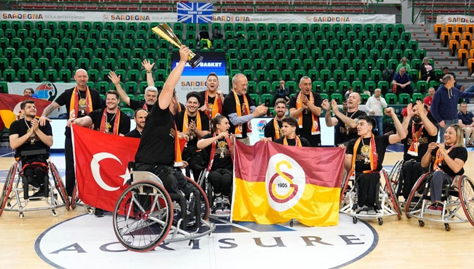 Galatasaray Fuzul Tekerlekli Sandalye Erkek Basketbol Takımı, Avrupa'da şampiyon oldu
