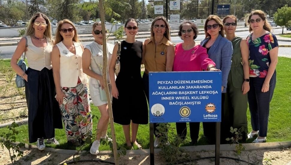 Inner Wheel Kulübü'nden Lefkoşa’ya 35 Jakaranda ağacı