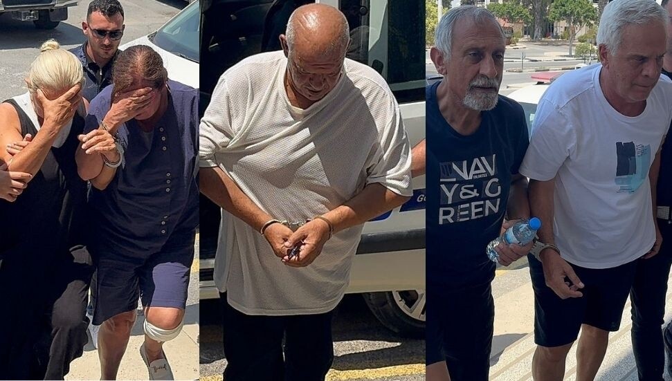 Kuzeydeki Rum malları hakkında bilgi toplama ve casuslukla itham edilen 5 Kıbrıslı Rum 3 gün tutuklu