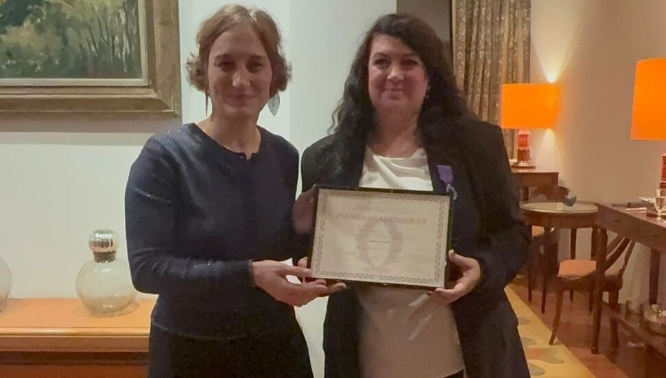 Öğretmen Filiz Soyer, Fransa tarafından şövalye unvanına layık görüldü