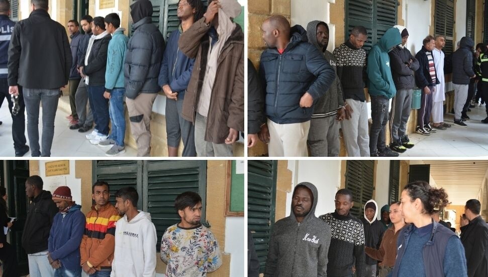 Ülkede izinsiz ikamet eden 24 zanlıya 1 hafta ek tutukluluk