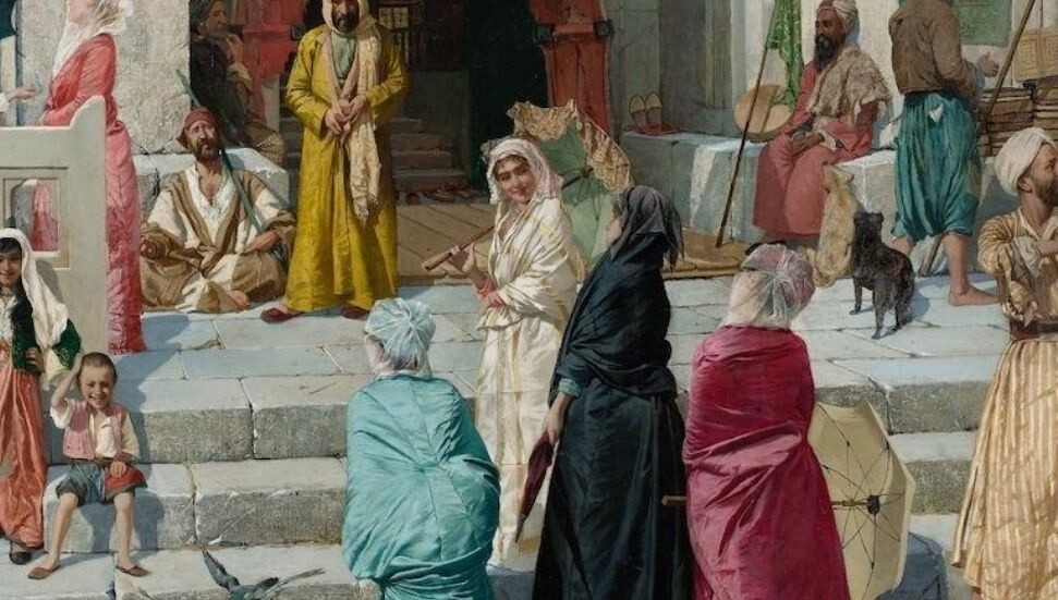 Osman Hamdi Bey’in “Cami Kapısında” tablosu 131 yıl sonra müzayedede