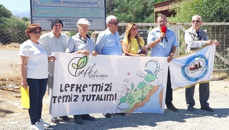 Lefke’de CMC protestosu: 51 yıldır çözüm üretilmedi