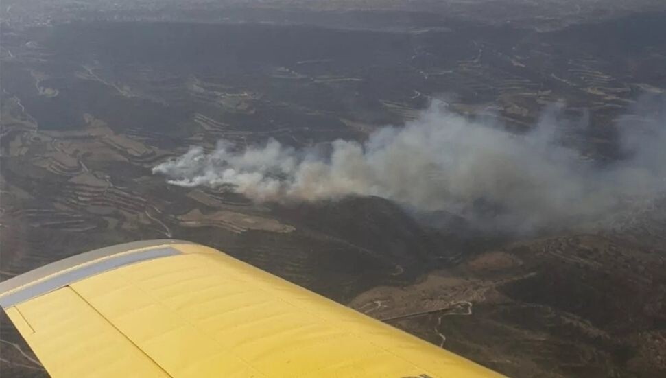 Baf’ta kontrol altına alındığı açıklanan yangın yeniden alevlendi