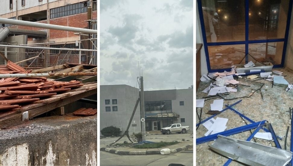 Teknecik Elektrik Santrali hortum nedeniyle zarar gördü: El-Sen emekçileri yoğun çalışmalar yürütüyor