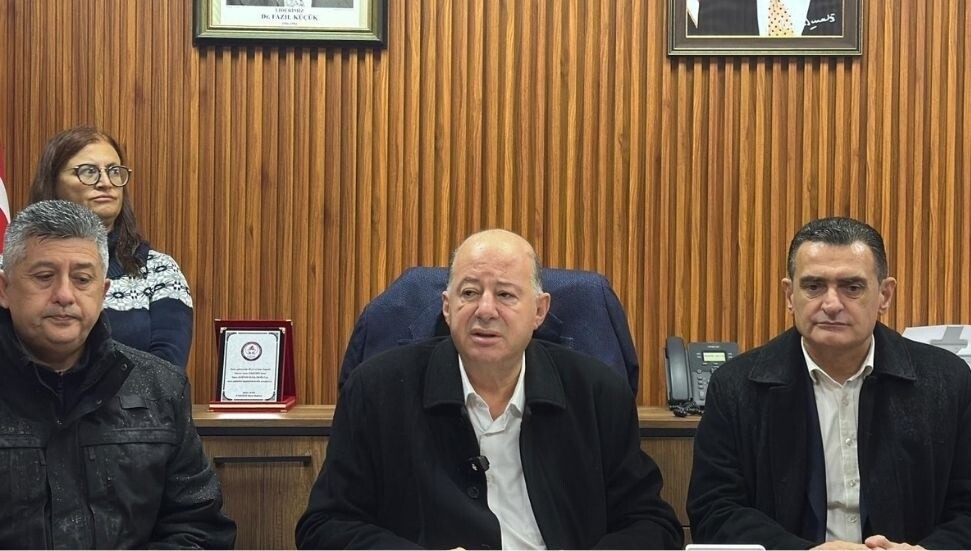 Bakanlar Nalbantoğlu’nda taşkın riskine karşı incelemede: "An itibariyle herhangi bir sorun yoktur"