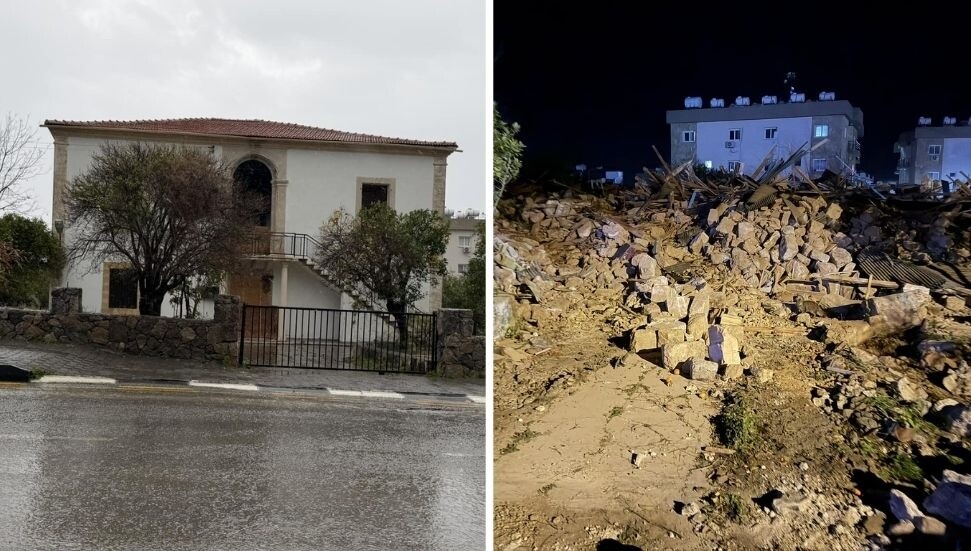Hatay'dan 125 yıllık tarihi binanın yıkımının ardından çağrı: Lapta–Alsancak hattında kültürel miras tehlikede