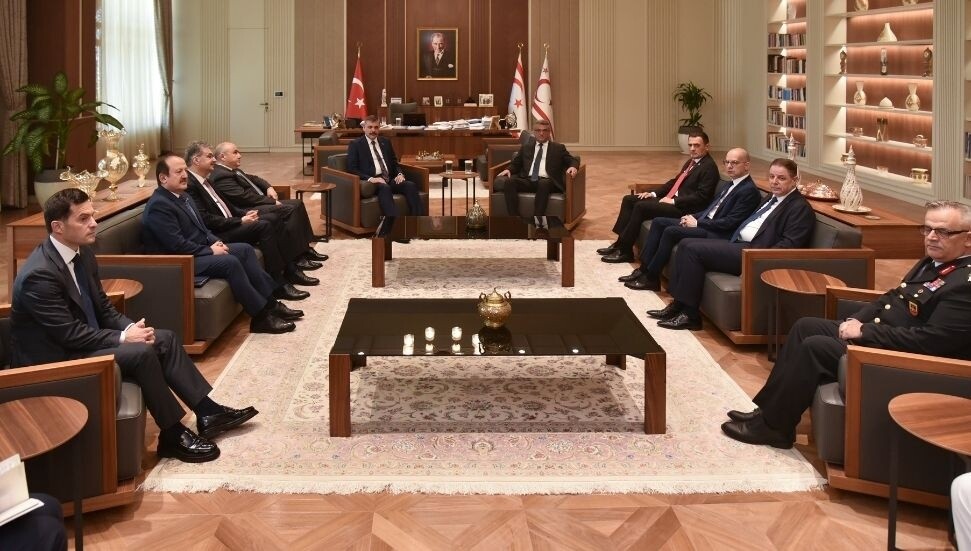 Erhürman, Türkiye İçişleri Bakanı Çiftçi’yi kabul etti: Çiftçi'nin temasları devam edecek