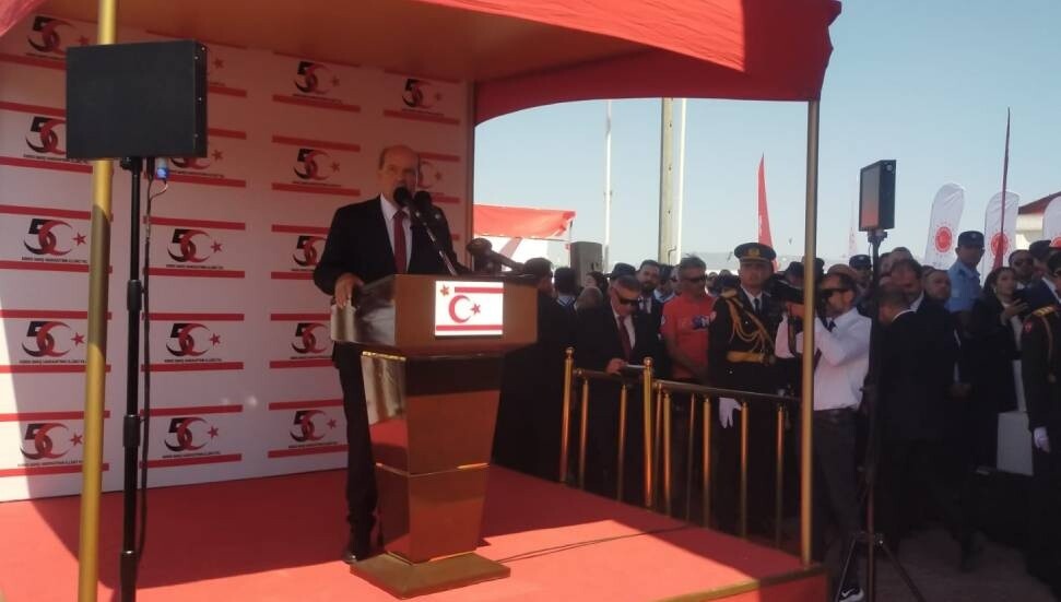 Cumhurbaşkanı Tatar: Dünyada hak ettiğimiz yeri er geç bir gün mutlaka alacak, hedeflerimize ulaşacağız
