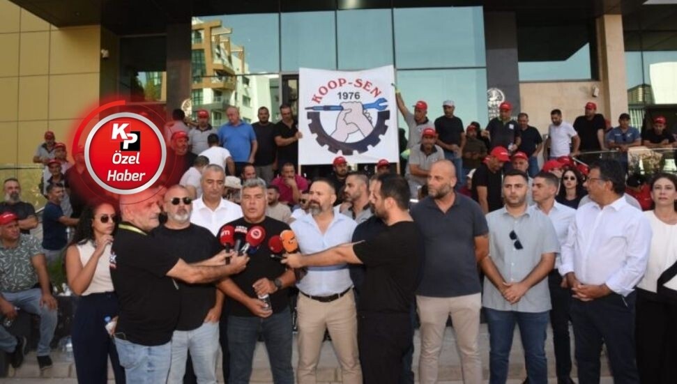 Koop-Sen grevin 3’üncü gününde: Koop çalışanlarının maaşları 43 günün ardından ödendi!
