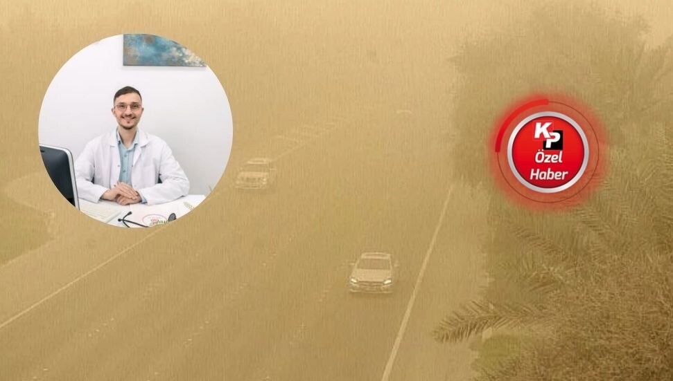 Toz fırtınası Kıbrıs’ı etkisi altına aldı, Dr. Topel'den çağrı: Solunum yolu hastaları mecbur olmadıkça dışarı çıkmasın