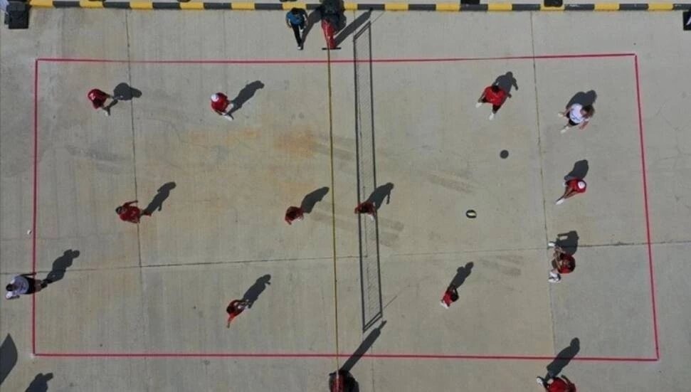 Volleyball Friendship Match Played at Turkey-Greece Border