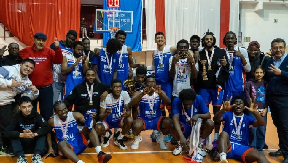 BAU erkek basketbol takımı UniLeague final four’da şampiyon oldu