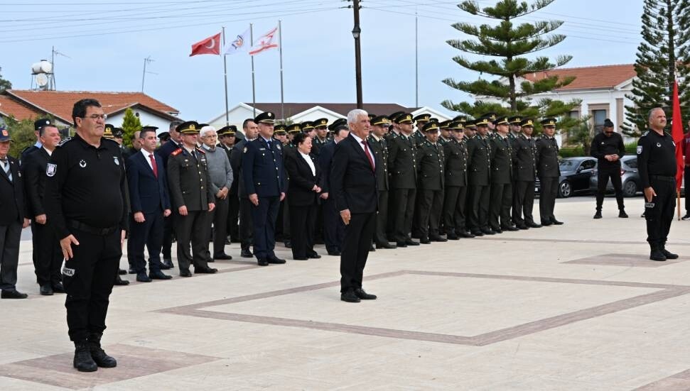 18 Mart Şehitleri Anma Günü dolayısıyla Güzelyurt’ta tören düzenlendi